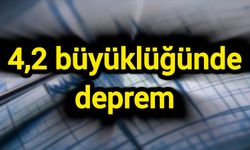 4,2 büyüklüğünde deprem