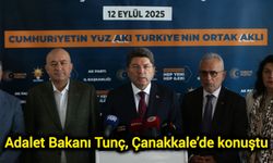 Adalet Bakanı Tunç, Çanakkale’de konuştu