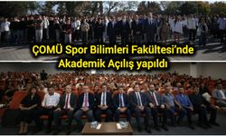 ÇOMÜ Spor Bilimleri Fakültesi’nde Akademik Açılış yapıldı