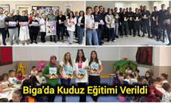 Biga’da Kuduz Eğitimi Verildi