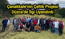 Çanakkale’nin Çeltik Projesi Düzce’de İlgi Uyandırdı