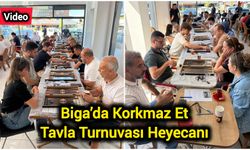 Biga’da Korkmaz Et Tavla Turnuvası Heyecanı