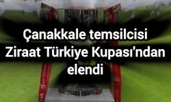 Çanakkale temsilcisi Ziraat Türkiye Kupası'ndan elendi