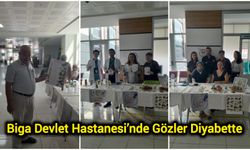 Biga Devlet Hastanesi’nde Gözler Diyabette
