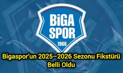 Bigaspor’un 2025–2026 Sezonu Fikstürü Belli Oldu
