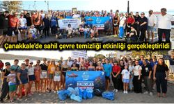 Çanakkale'de sahil çevre temizliği etkinliği gerçekleştirildi