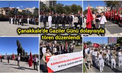 Çanakkale’de Gaziler Günü dolayısıyla tören düzenlendi