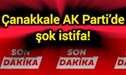 Çanakkale AK Parti’de şok istifa!