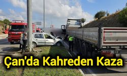 Çanakkale Çan'da Kahreden Kaza