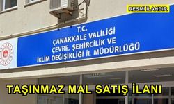 Taşınmaz Mal Satış İlanı