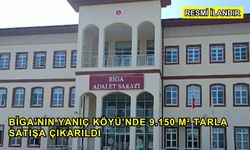 Biga’nın Yanıç Köyü’nde 9.150 m² Tarla Satışa Çıkarıldı
