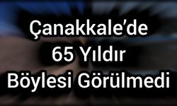 Çanakkale’de 65 Yıldır Böylesi Görülmedi