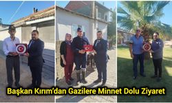 Başkan Kırım’dan Gazilere Minnet Dolu Ziyaret