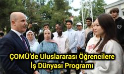ÇOMÜ’de Uluslararası Öğrencilere İş Dünyası Programı