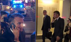 Macron, Trump'ın konvoyu nedeniyle trafikte mahsur kaldı