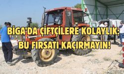 Biga’da çiftçilere kolaylık: Bu fırsatı kaçırmayın!