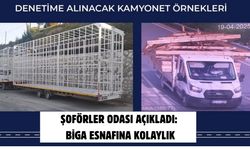 Şoförler odası açıkladı: Biga esnafına kolaylık