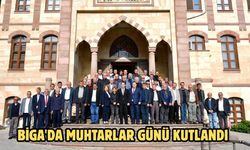 Çanakkale Biga'da muhtarlar günü kutlandı
