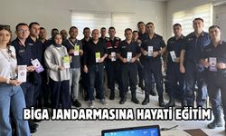 Biga jandarmasına hayati eğitim