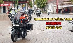 Uluslararası motosiklet grubu Çanakkale Biga’ya misafir oldu