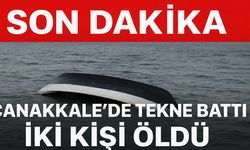 Çanakkale'de batan teknedeki 2 kişi öldü, kayıp 1 kişi aranıyor