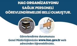 Hacda hizmet verecek sağlık personeli başvuruları başladı