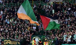 Celtic taraftarları İsrail'i protesto etti