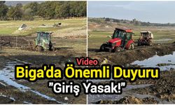 Biga'da Önemli Duyuru: "Giriş Yasak!"
