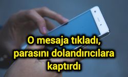 O mesaja tıkladı, parasını dolandırıcılara kaptırdı
