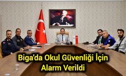 Biga'da Okul Güvenliği İçin Alarm Verildi