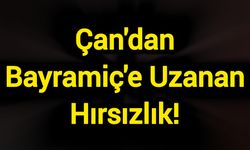 Çan'dan Bayramiç'e Uzanan Hırsızlık!