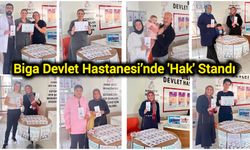 Biga Devlet Hastanesi’nde 'Hak' Standı