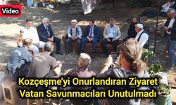 Kozçeşme'yi Onurlandıran Ziyaret: Vatan Savunmacıları Unutulmadı