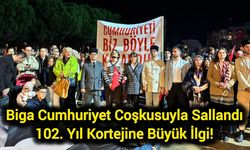 Biga Cumhuriyet Coşkusuyla Sallandı: 102. Yıl Kortejine Büyük İlgi!