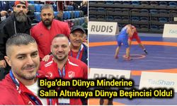 Biga’dan Dünya Minderine: Salih Altınkaya Dünya Beşincisi Oldu!