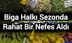 Biga Halkı Sezonda Rahat Bir Nefes Aldı