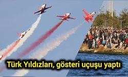 Türk Yıldızları, gösteri uçuşu yaptı