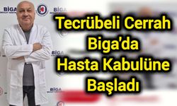 Tecrübeli Cerrah Biga'da Hasta Kabulüne Başladı