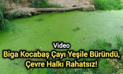 Çanakkale Biga’da Kocabaş Çayı Alarm Veriyor!