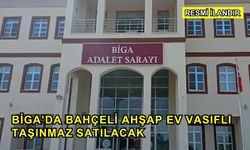 Biga’da Bahçeli Ahşap Ev Vasıflı Taşınmaz Satılacak