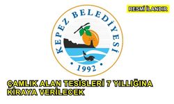 Çamlık Alan Tesisleri 7 Yıllığına Kiraya Verilecek