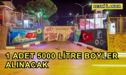 1 Adet 5000 Litre Boyler Alınacak