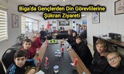 Biga’da Gençlerden Din Görevlilerine Şükran Ziyareti