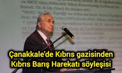 Çanakkale’de Kıbrıs gazisinden Kıbrıs Barış Harekatı söyleşisi