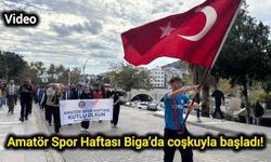 Amatör Spor Haftası Biga’da coşkuyla başladı!