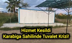 Hizmet Kesildi: Karabiga Sahilinde Tuvalet Krizi!