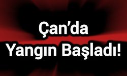 Çanakkale Çan’da Yangın Başladı!
