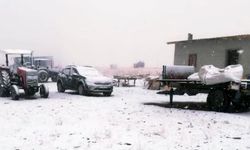 Oraya mevsimin ilk karı yağdı