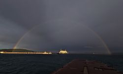 Çanakkale'de gökkuşağı