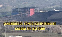 Çanakkale'de kömür işletmesindeki kazada bir işçi öldü